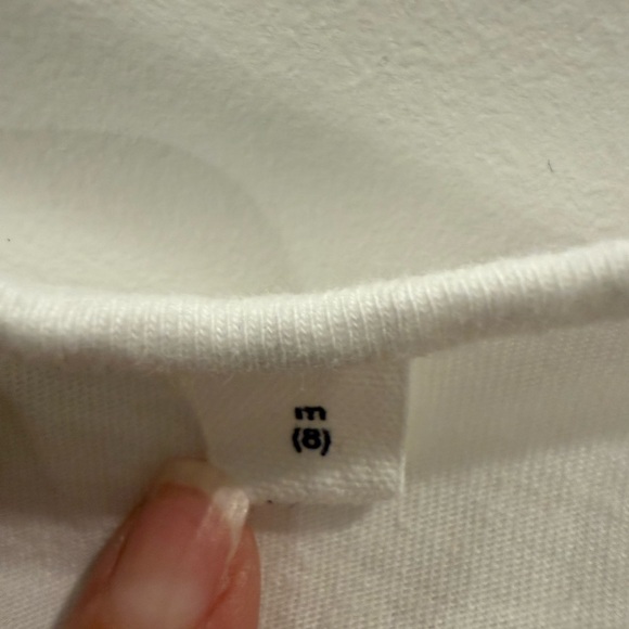 GAP White Eyelet Ruffle Blouse - Picture 3 of 4